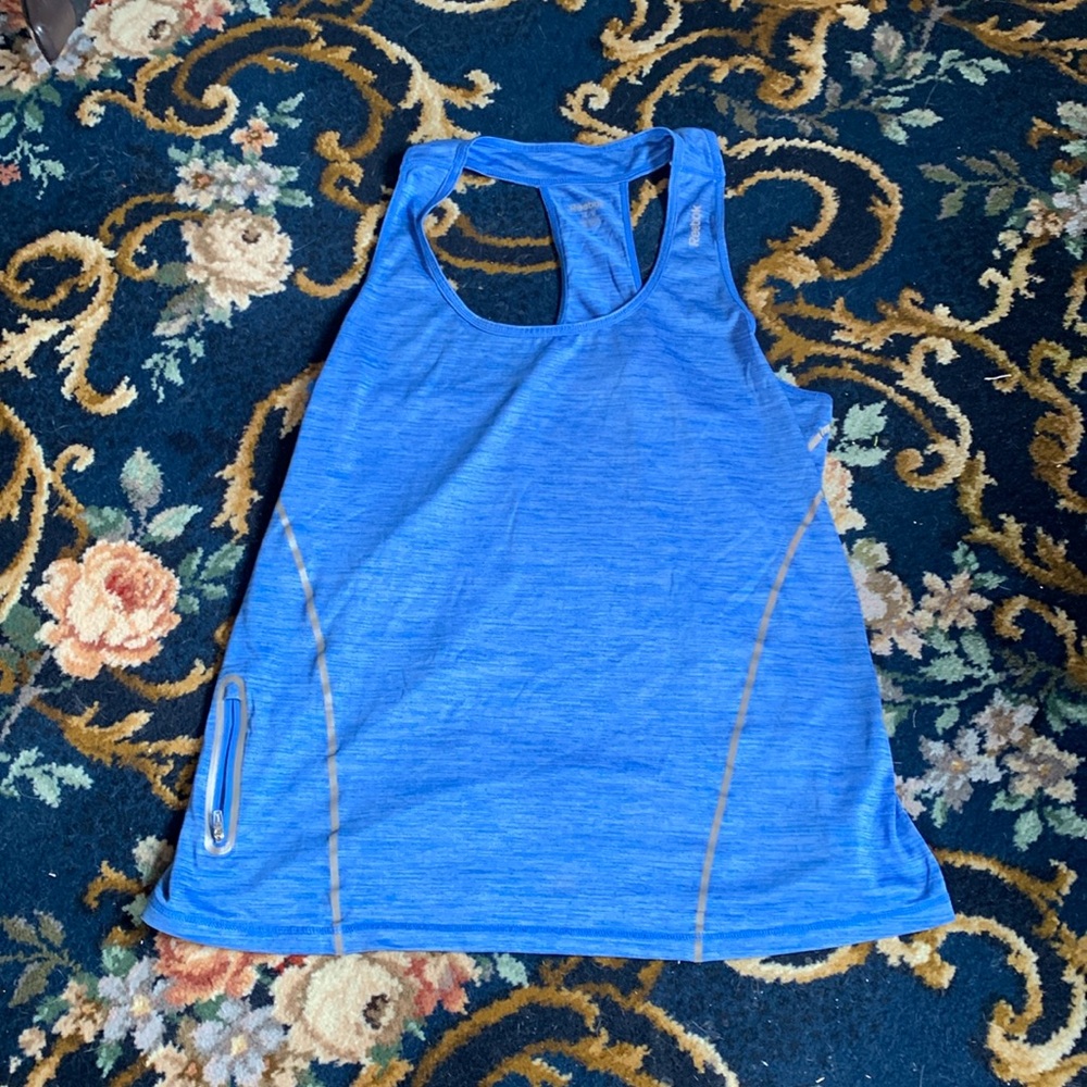 Reebok plus size  CrossFit racerback tank with zippered pocket. Worn a few times